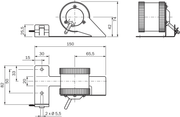 SICK Encoder con rueda de medición - DKV60-E1P01000