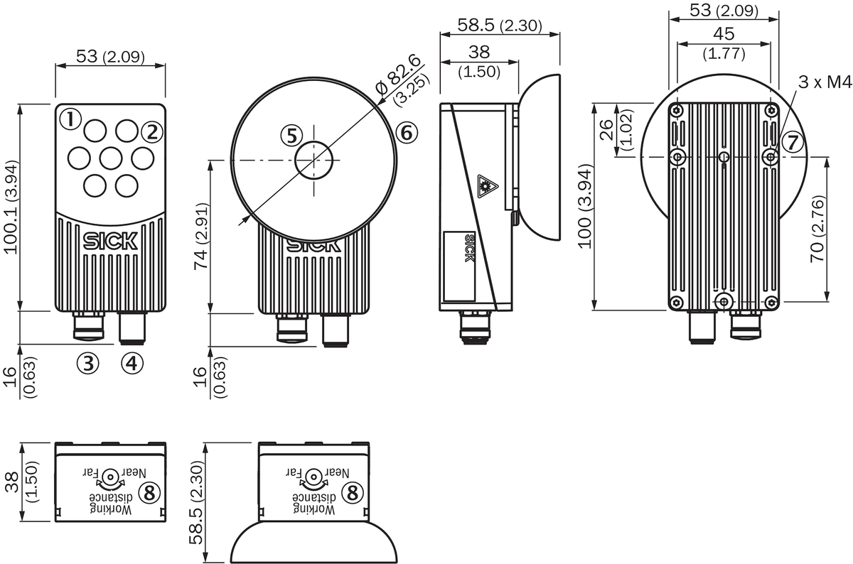 [Klever Portal:6835:91d2ecb2fcef] SICK Sensor de visión 2D - VSPM-6F2113
