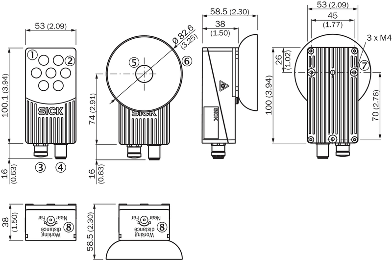 [Klever Portal:6835:91d2ecb2fcef] SICK Sensor de visión 2D - VSPM-6F2113