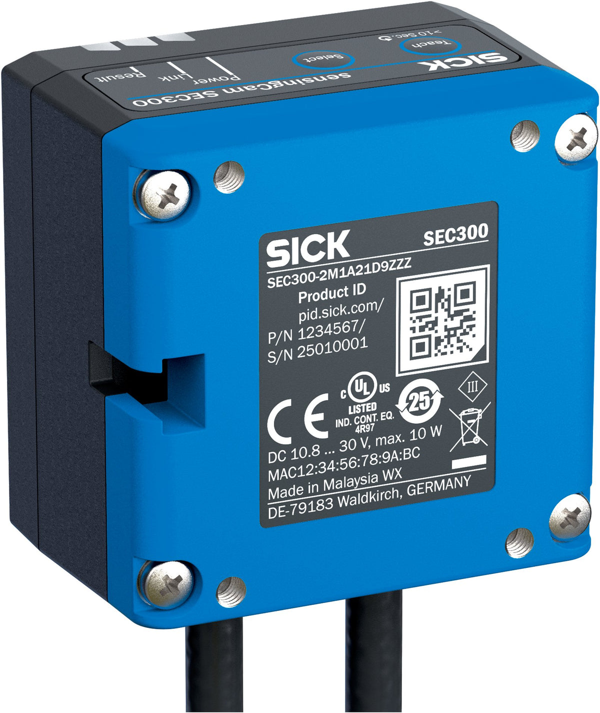 [Klever Portal:6850:4ce369bca2dd] SICK Cámara industrial sensingCam SEC310 - SEC310-A2G99DZ1ZZZ