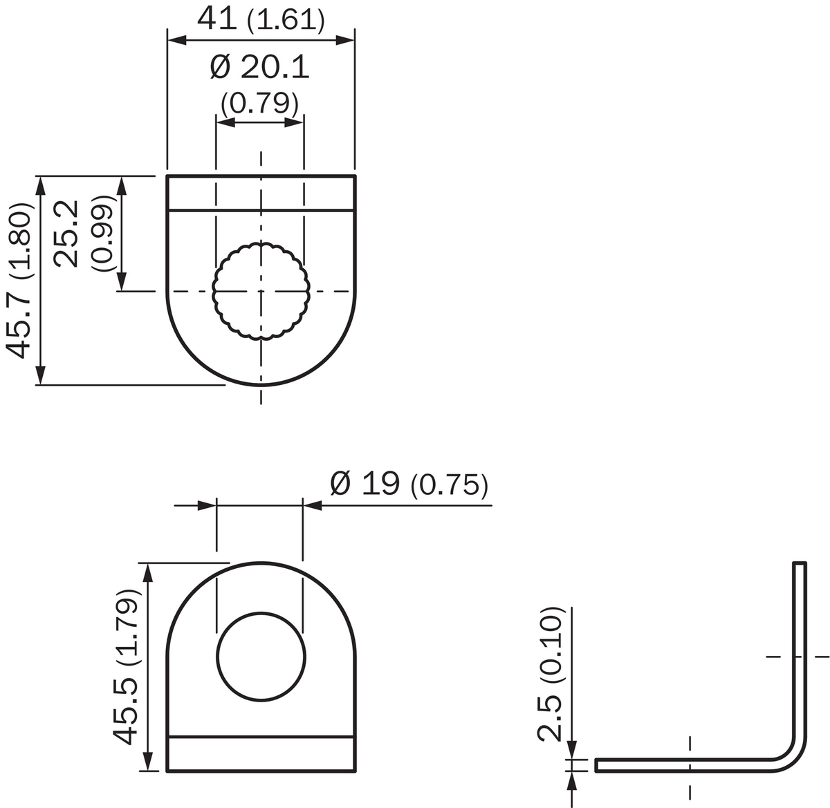 [Klever Portal:6910:bab5a4104b01] SICK Placa de fijación universal - BEF-KHS-N06