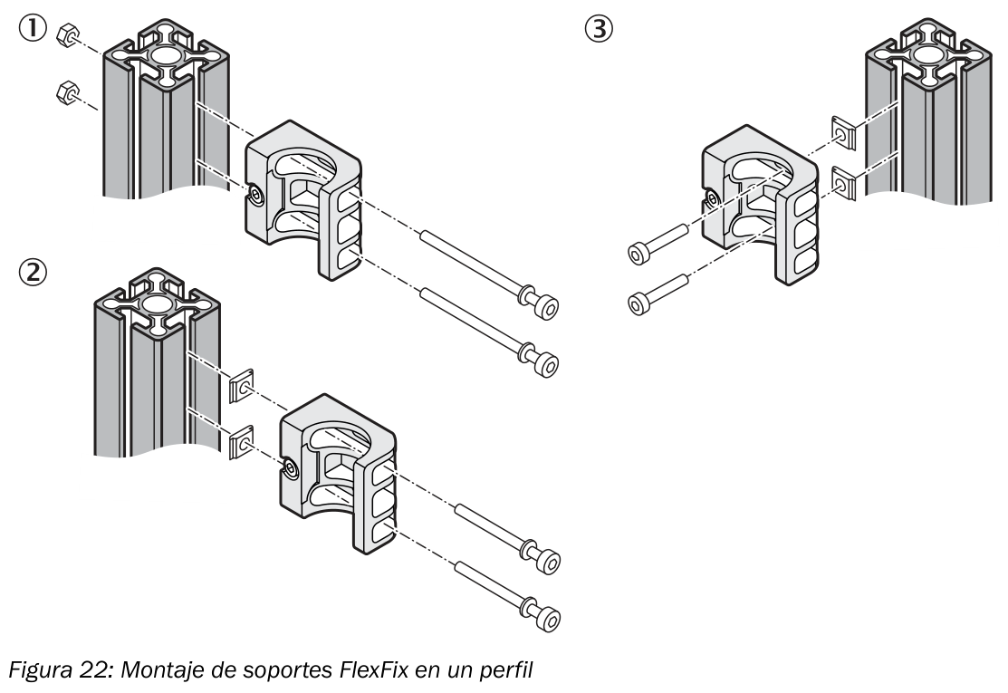 [Klever Portal:6916:11bba5c6b2b4] SICK Kit de soportes FlexFix - BEF-1SHABPKU4
