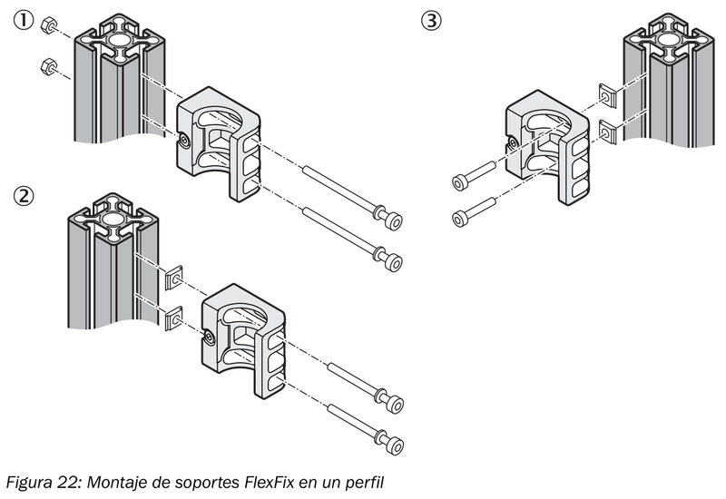 [Klever Portal:6916:11bba5c6b2b4] SICK Kit de soportes FlexFix - BEF-1SHABPKU4