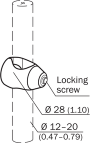 SICK Soporte universal para barras - BEF-KHS-KH1