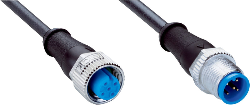 [Klever Portal:7029:372ad0a4576c] SICK Cable M12 hembra-macho de 5 pines, 1 m - YF2A15-010UB5M2A15 · Imagen principal