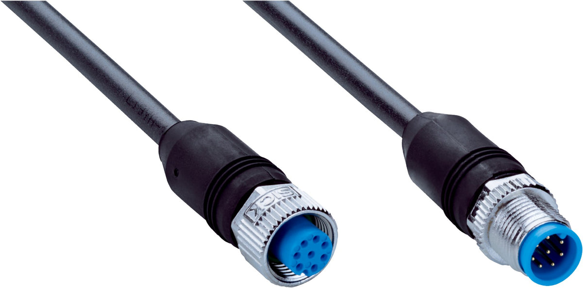 [Klever Portal:7049:034bfd5ec34c] SICK Cable M12 hembra-macho de 8 pines, 10 m - YF2A18-100UA5M2A18 · Imagen principal