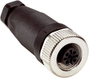 SICK Conector hembra M12 de 4 polos recto - DOS-1204-G