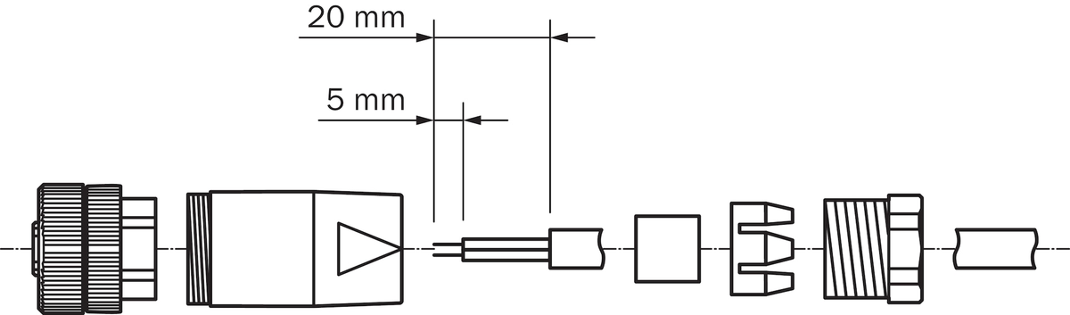 [Klever Portal:7061:49e28511fd7b] SICK Conector hembra M12 de 4 polos recto - DOS-1204-G