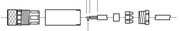 SICK Conector hembra M8 de 4 polos recto - DOS-0804-G