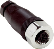 SICK Conector hembra M12 de 4 polos recto - DOS-1204-GN