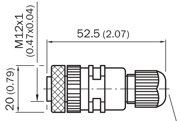 [Klever Portal:7090:061a8c93ffcb] SICK Conector hembra M12 de 8 polos recto - DOS-1208-G