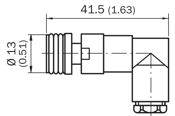 [Klever Portal:7095:533862d851ab] SICK Conector hembra M8 de 4 polos acodado - DOS-0804-W