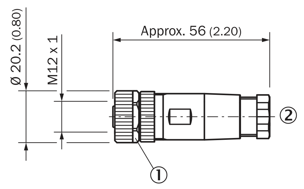 [Klever Portal:7100:ce46604abcc9] SICK Conector hembra M12 de 4 polos recto - DOS-1204-GX