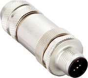SICK Conector macho M12 Ethernet de 4 polos - STE-1204-GE01