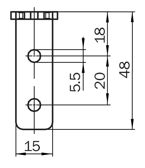 [Klever Portal:7126:87dc2eee9635] SICK Accionador angular rígido para i10 Lock - iE10-A1