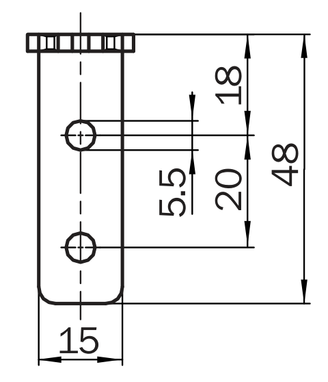 [Klever Portal:7131:0a381d8f173e] SICK Accionador acodado rígido con marcha en inercia para i10 Lock - iE10-A4