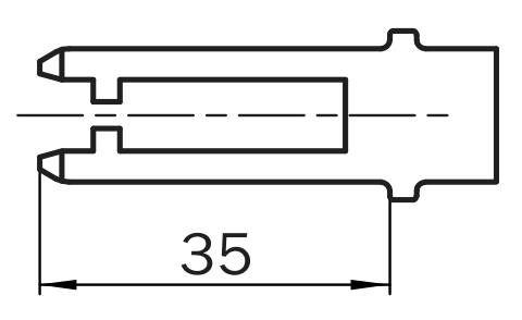 [Klever Portal:7132:54353e9a03df] SICK Accionador acodado rígido con marcha en inercia para i10 Lock - iE10-A4