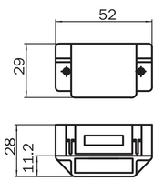 SICK Accionador recto rígido para i14 Lock - iE14-S1