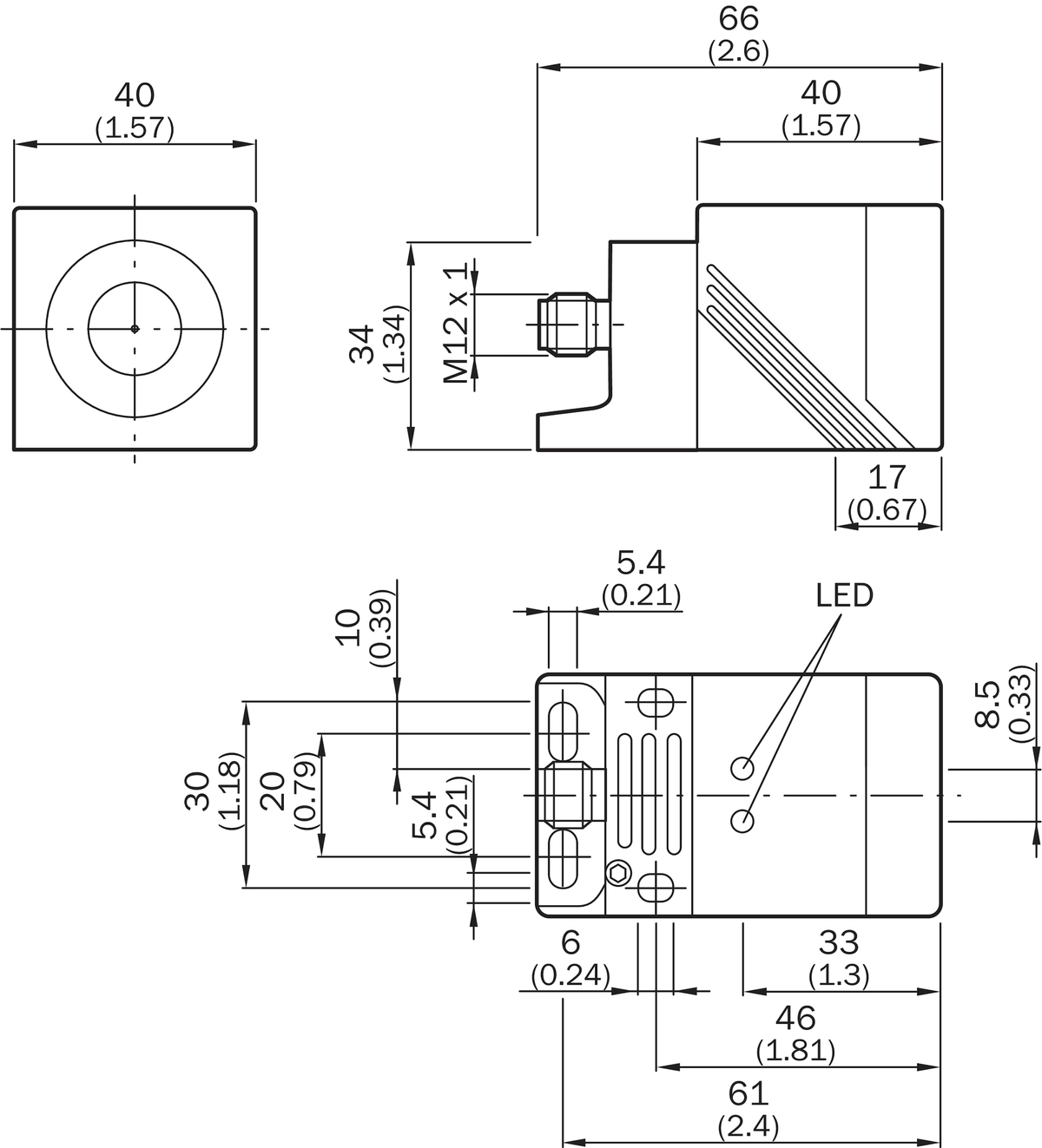 [Klever Portal:7140:aee9898c3470] SICK Interruptor de seguridad inductivo IN4000 Direct - IN40-E0109K