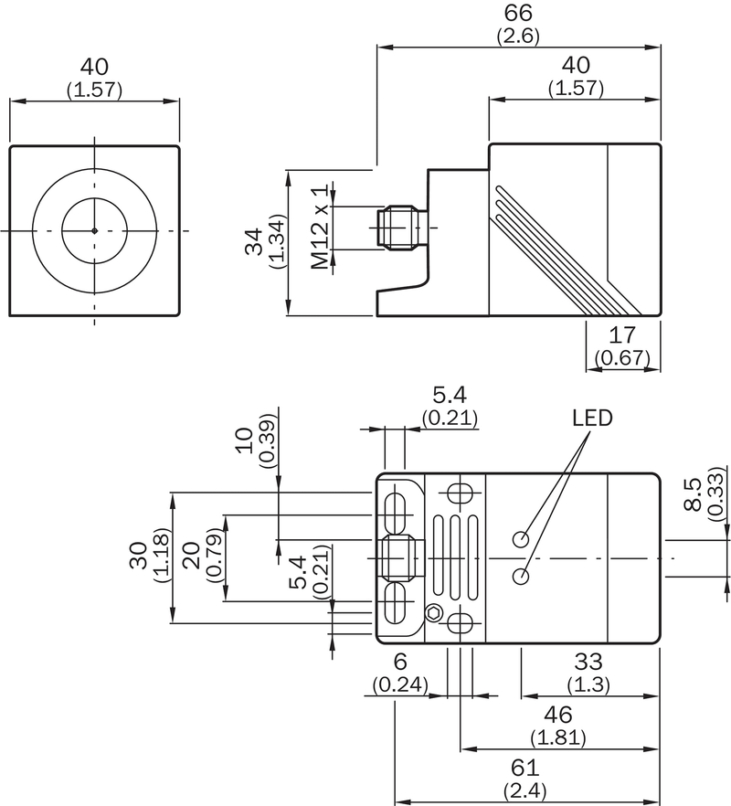 [Klever Portal:7140:aee9898c3470] SICK Interruptor de seguridad inductivo IN4000 Direct - IN40-E0109K