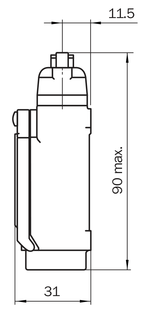 [Klever Portal:7157:08fc08ecabc0] SICK Interruptor de seguridad electromecánico i10P - i10-PA213