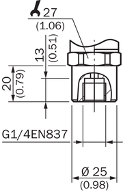 SICK Transmisor de presión relativa PBT 0 a 10 bar - PBT-RB010SG2SS0AMA0Z