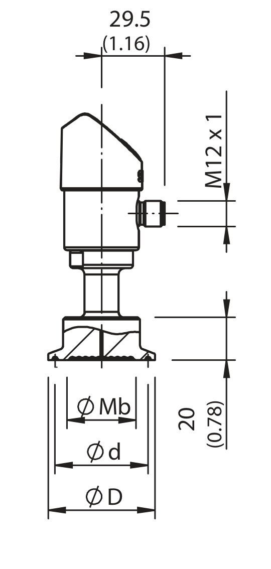 [Klever Portal:7217:c44120ba434e] SICK Sensor de presión relativa PBS Hygienic 0 a 16 bar - PBSH-RB016ST1S0BMA0Z