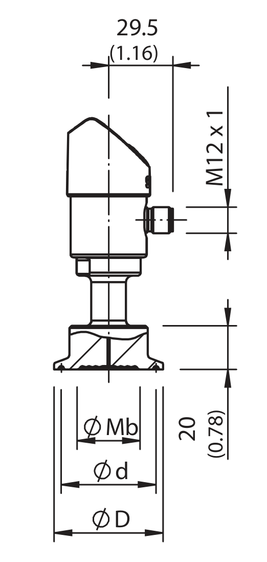 [Klever Portal:7222:4f505452a8e0] SICK Sensor de presión absoluta PBS Hygienic 0 a 16 bar - PBSH-AB016SD4S0NMA0Z