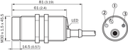 SICK Sensor capacitivo M30 de 25 mm - CM30-25NPP-EW1