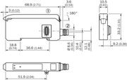 SICK Gateway IO-Link para sensores WLL180T KTL180 y AOD1 - WI180C-IOA00