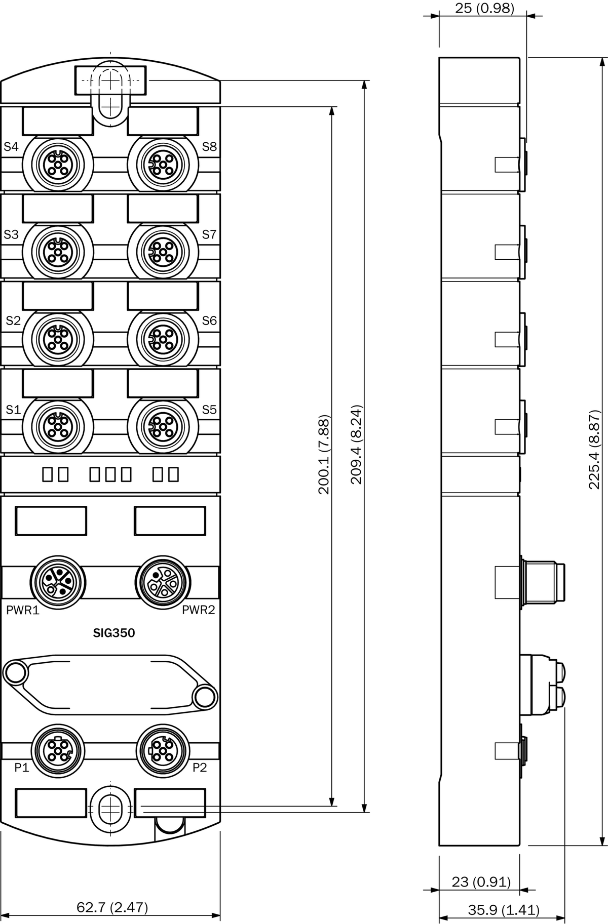 [Klever Portal:7275:99d2c927be90] SICK Maestro IO-Link de 8 puertos PROFINET - SIG350-0004AP100