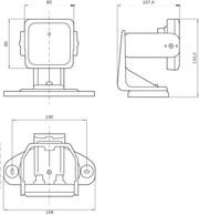 SICK Sensor de radar seguro safeRS3 de 5 m - SRA3-AAR150BKZI