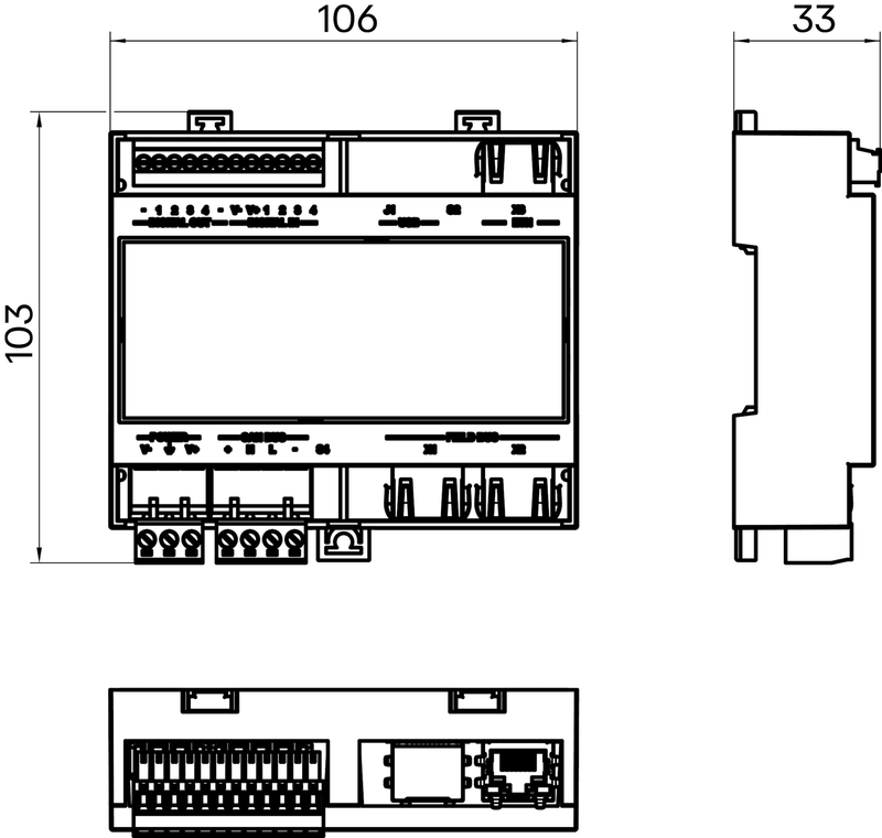 [Klever Portal:7290:175ff38b2266] SICK Unidad de evaluación safeRS3 PROFINET PROFIsafe - SRA3-AAC100ZPUI