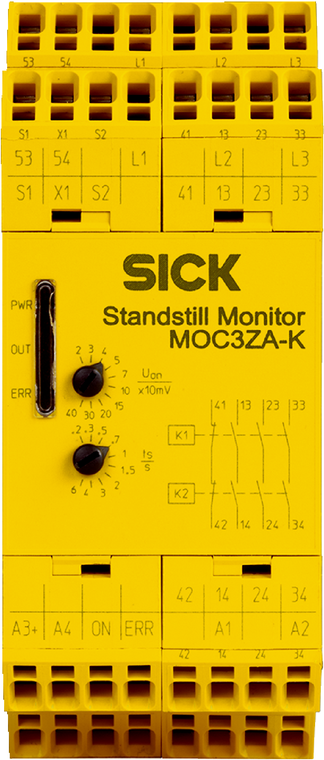 [Klever Portal:7340:7a4d486228ad] SICK Monitor de parada segura 230 V AC - MOC3ZA-KAZ33A3