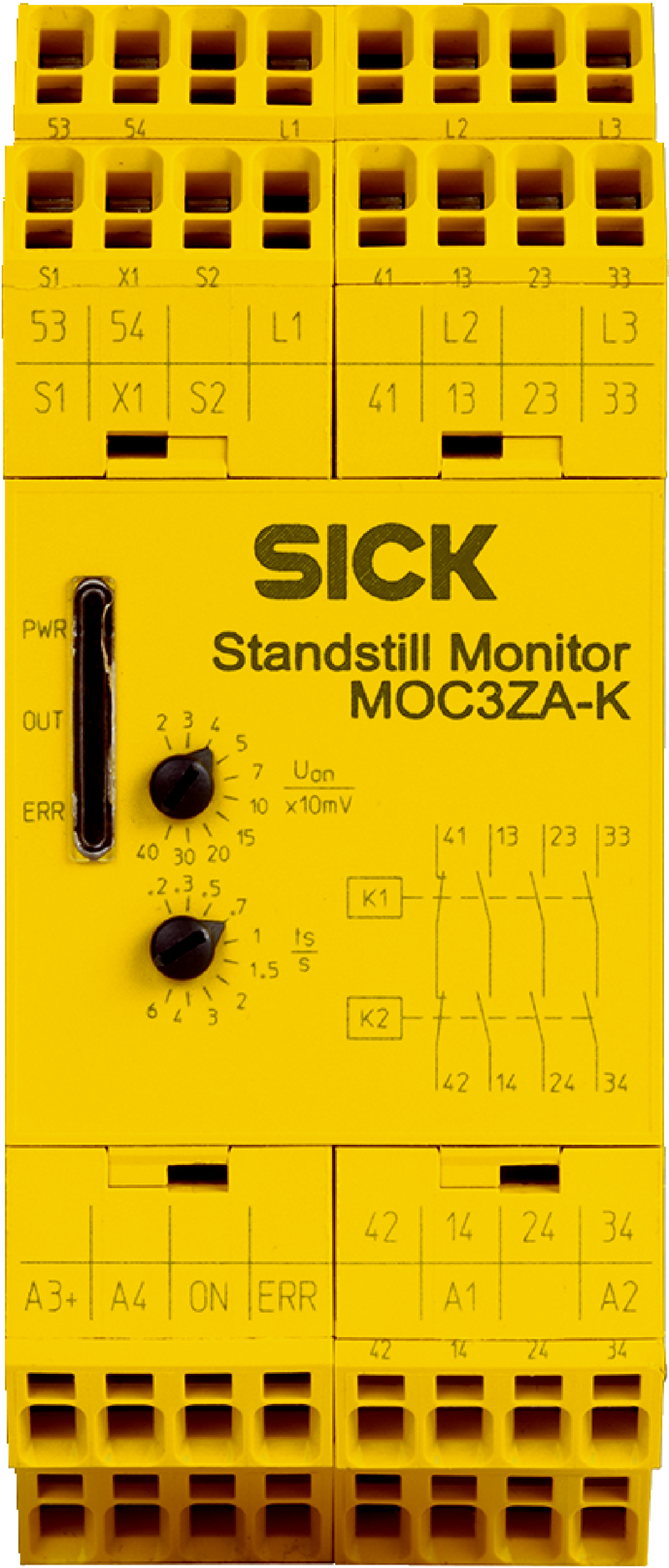 [Klever Portal:7340:7a4d486228ad] SICK Monitor de parada segura 230 V AC - MOC3ZA-KAZ33A3