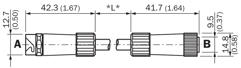 [Klever Portal:7405:1bc235efa2e6] SICK Cable RS-422 de 5 m para OD Precision - YFHRSB-050XXXMHRSB