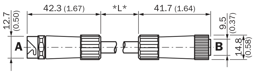 [Klever Portal:7405:1bc235efa2e6] SICK Cable RS-422 de 5 m para OD Precision - YFHRSB-050XXXMHRSB