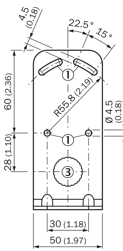 [Klever Portal:7425:0bfc421afc3f] SICK Escuadra de fijación para sensor - BEF-WN-DX35
