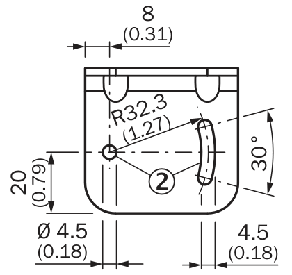 [Klever Portal:7427:3d63d9369682] SICK Escuadra de fijación para sensor - BEF-WN-DX35
