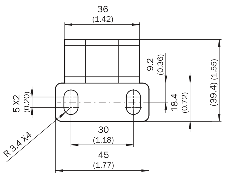 [Klever Portal:7432:fc1b5ff53ac9] SICK Carcasa de protección inoxidable para sensores - BEF-SG-G6-01