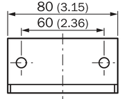 SICK Escuadra de fijación para encoder con centraje de 36 mm - BEF-WF-36