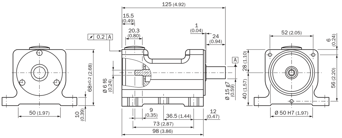[Klever Portal:7440:639bb802875c] SICK Soporte de cojinete Heavy Duty para encoder - BEF-FA-LB1210