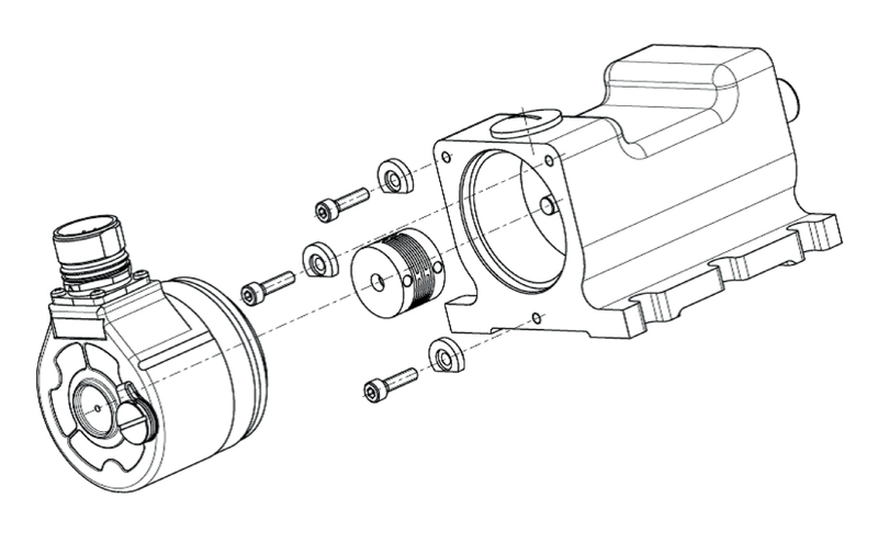 [Klever Portal:7442:b88b493976c2] SICK Soporte de cojinete Heavy Duty para encoder - BEF-FA-LB1210