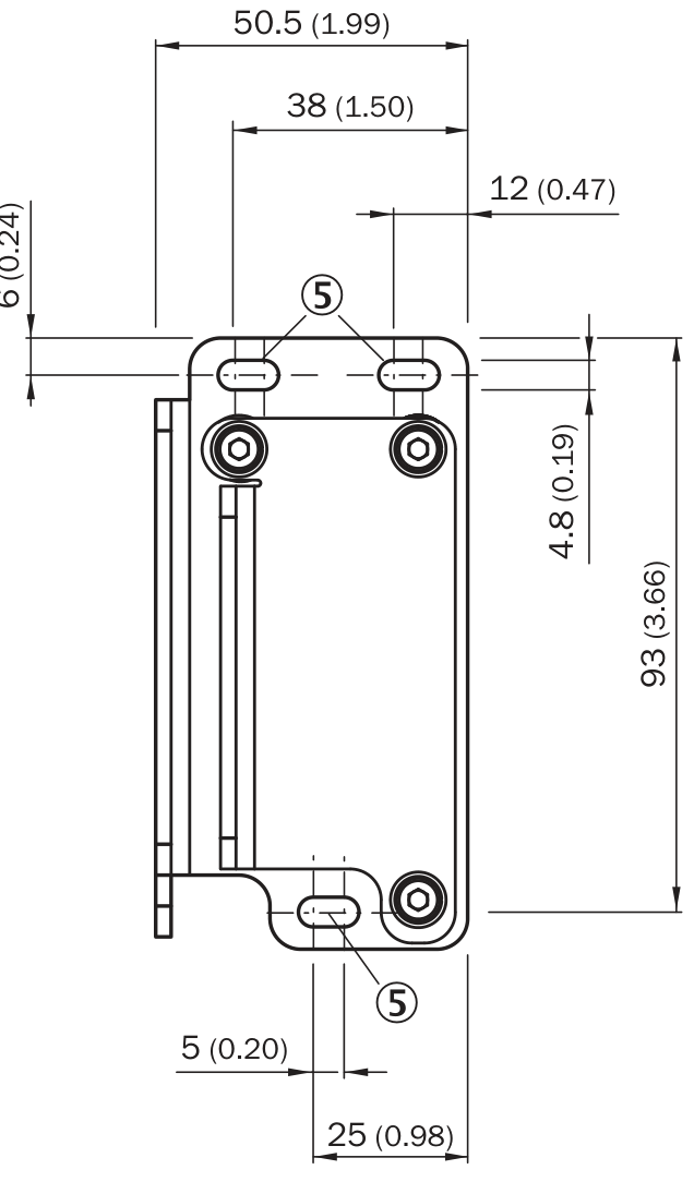 [Klever Portal:7446:6a0175a40fe9] SICK Unidad de alineación para sensores de distancia - BEF-AH-DX50