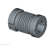 SICK Acoplamiento de fuelle 10 mm / 10 mm - KUP-1010-B