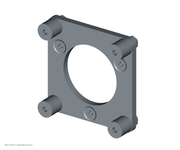 SICK Adaptador de brida para encoder de 36 mm - BEF-FA-036-060RSA