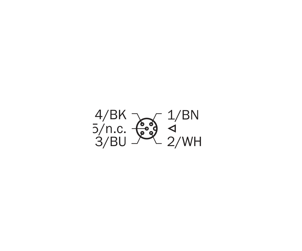 [Klever Portal:7516:ff06abd8c1f0] SICK Cable M12 hembra de 4 polos, PVC, 15 m - YF2A14-150VB3XLEAX
