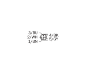 SICK Cable M12 hembra acodado de 5 pines, PVC, 10 m - YG2A15-100VB5XLEAX