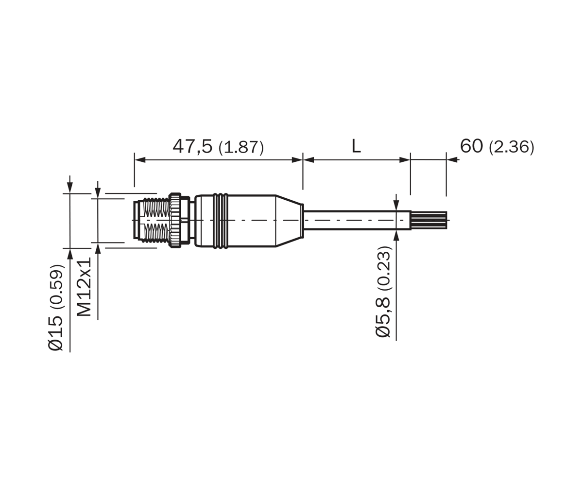 [Klever Portal:7560:d2030c7fcf5e] SICK Cable M12 macho recto de 8 polos, PUR sin halógenos, 2 m - YM2A18-020UA5XLEAX