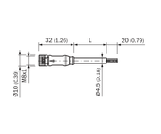 SICK Cable M8 hembra de 3 polos, PVC, 2 m - YF8U13-020VA1XLEAX